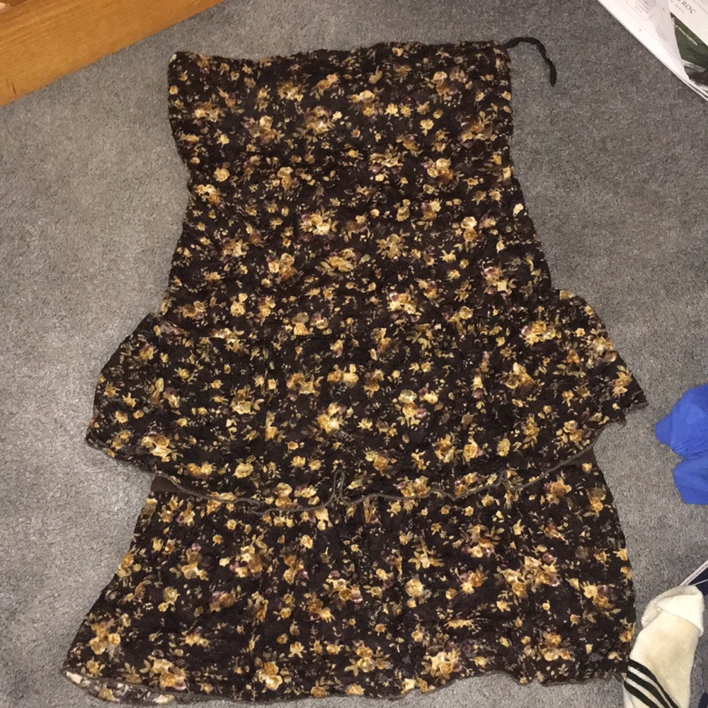 Strapless dress